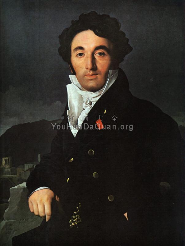 Portrait of Charles-Joseph-Laurent Cordier - 让·奥古斯特·多米尼克·安格尔